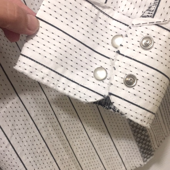 Men’s shirt “Rock Roll n Soul” size L, white/black - Picture 11 of 17